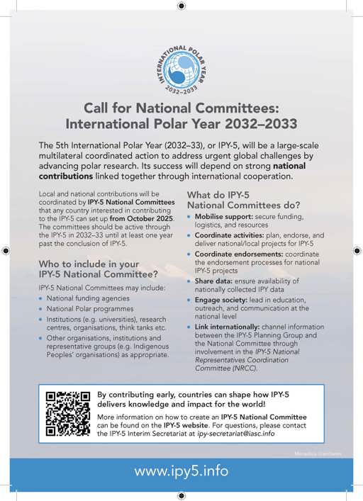 5016 IPY Call For National Committees Print